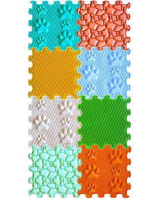Ortoto Set of 8 Sensory Mats - Baby's First Steps - Enjoy the Benefits of Reflexology! Puzzle Mats