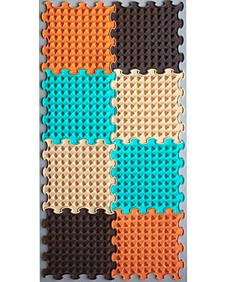 Ortoto Set of 8 Sensory Mats - Little Pyramids - Enjoy the Benefits of Reflexology! Puzzle Mats
