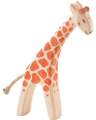 Ostheimer Giraffe Small, Hand-crafted, Sustainable Wood - 13 cm (H) Wooden Blocks & Construction Sets