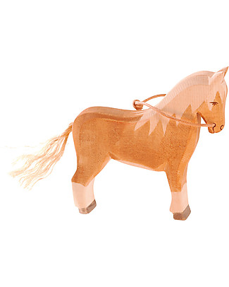 Ostheimer Haflinger, Hand-crafted, Sustainable Wood - 12 cm (H) Wooden Blocks & Construction Sets