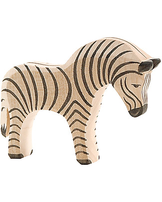 Ostheimer Zebra, Hand-crafted, Sustainable Wood - 12 cm (H) Wooden Blocks & Construction Sets