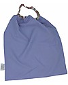 Ottod'Ame per Family Nation Bavaglio con Elastico - Reversibile - Righe Blue e Fiori - 100% Sostenibile e Made in Toscana - Perfetti per l'Asilo! Pullover Bibs