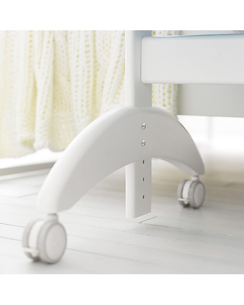 Pali Co-Sleeping Cot Maya, Bordeaux - 0-6 months, solid beech wood Next To Me Cribs