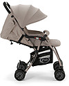 Pali Extra-Light Tre.9 Stroller, Sand Grey - Reclining, 3.9 kg only! Lights Strollers