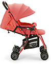 Pali Tre.9 Extra-Light Stroller, Candy Red - Reclining, 3.9 kg only! Lights Strollers