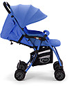 Pali Tre.9 Extra-Light Stroller, Cobalt Blue - Reclining, 3.9 kg only! Lights Strollers