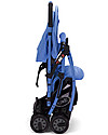 Pali Tre.9 Extra-Light Stroller, Cobalt Blue - Reclining, 3.9 kg only! Lights Strollers