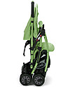 Pali Tre.9 Extra-Light Stroller, Lime Green - Reclining, 3.9 kg only! Lights Strollers