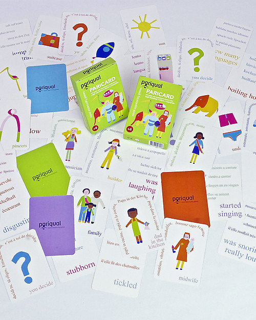 Pariqual Paricard - Hand-drawn Playing Cards - for Fun Storytelling beyond Stereotypes - Made in Italy Story Making Games