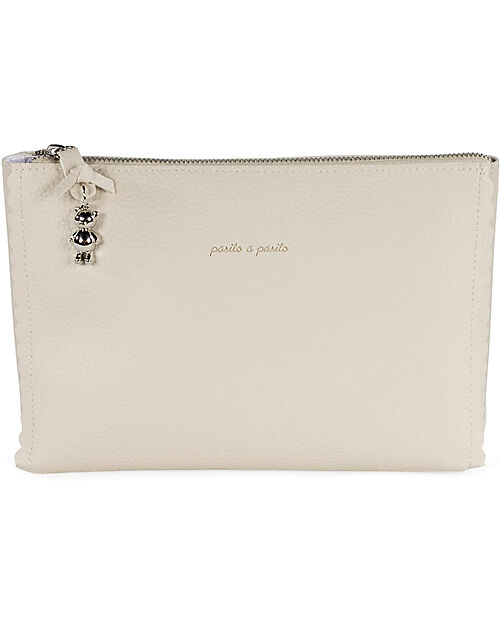 Pasito a Pasito Toilet Case Icon - Cream - 21x18x8 cm Makeup Bags and Pouches