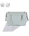 Pasito a Pasito Yummi Stroller Bag with Changing Mat - Green - Faux Leather Diaper Changing Bags