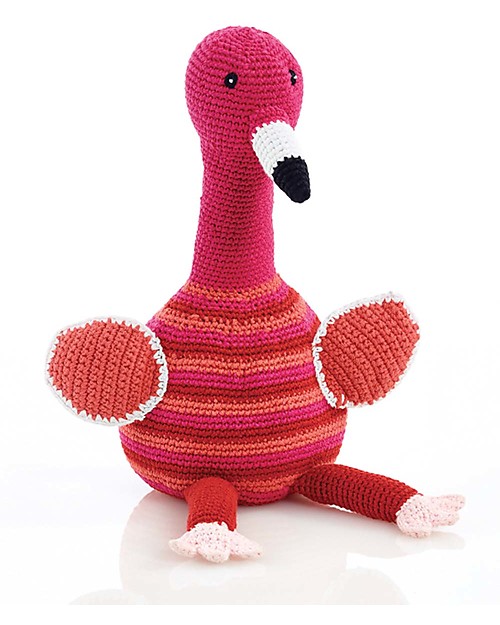 Pebble Big Friends - Flamingo - 35 cm - Fair Trade Puppets