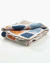 Pebble Crocheted Patchwork Baby Blanket Petrol Blue - 85 x 95 cm Muslin Swaddle