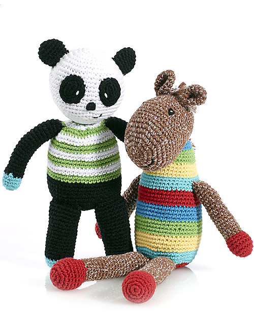 Pebble Horse Rattle - 30 cm tall unisex (bambini)