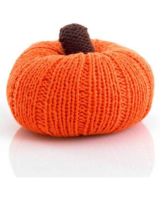 Pebble Individual Vegetable Rattles - Pumpkin - Fair Trade Rattles