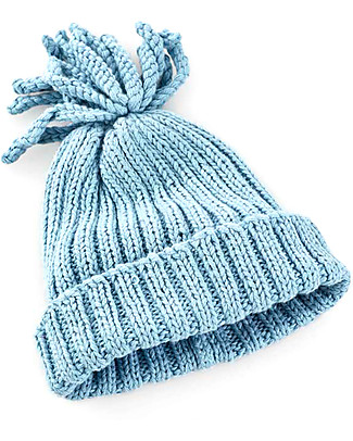 Pebble Rib Baby Hat, Duck Egg Blue - 100% organic cotton, fair-trade Hats