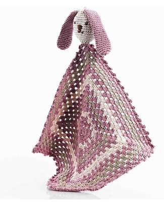 Pebble Sleepy Bunny Doudou - Pink - Organic Cotton Doudou & Comforters