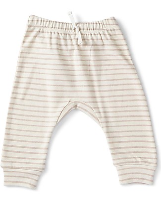 Pehr Harem Pant with Stripes - Petal - 100% GOTS Organic Cotton Trousers