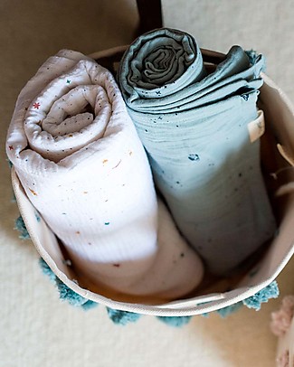 Pehr Muslin Swaddle 100% GOTS Organic Cotton - Celestial - 120x120cm Swaddles