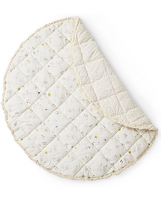 Pehr Round Playmat - Magical Forest - 100% Quilted Cotton - 100cm Diameter Padded Playmats