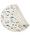 Pehr Round Playmat - Noah's Ark - 100% Quilted Cotton - 100cm Diameter Padded Playmats
