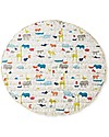 Pehr Round Playmat - Noah's Ark - 100% Quilted Cotton - 100cm Diameter Padded Playmats