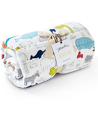 Pehr Round Playmat - Noah's Ark - 100% Quilted Cotton - 100cm Diameter Playmats