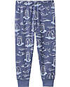 People Wear Organic Bears' Long Pajamas - Blue - Cotton GOTS Pyjamas