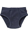 People Wear Organic Boys 2-Pack Briefs - Blue Mix Grizzly - Organic Cotton GOTS Briefs