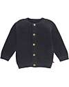People Wear Organic Cardigan - Anthracite - 100% Cotton - GOTS Certification Jackets