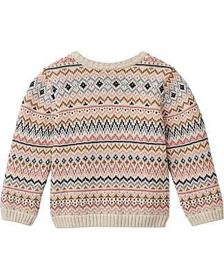 People Wear Organic Colorful Jacket - Off White - GOTS Cotton Cardigans