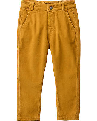 People Wear Organic Corduroy Trousers - Mustard - 100% Organic Cotton - GOTS Certification Trousers