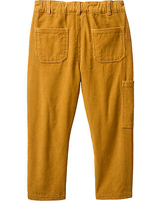 People Wear Organic Corduroy Trousers - Mustard - 100% Organic Cotton - GOTS Certification Trousers