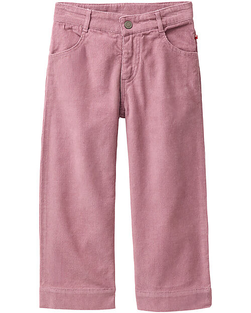 People Wear Organic Corduroy Trousers - Pink - Cotton GOTS Trousers