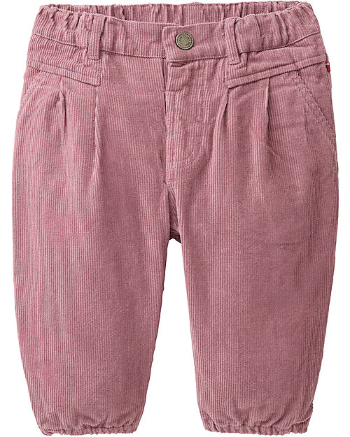 People Wear Organic Corduroy Trousers - Pink - Cotton GOTS Trousers