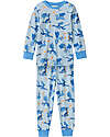 People Wear Organic Draghi Long Pyjamas - Light Blue - Cotton GOTS Pyjamas
