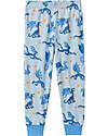 People Wear Organic Draghi Long Pyjamas - Light Blue - Cotton GOTS Pyjamas
