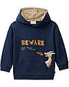 People Wear Organic Dragon Hoodie - Blue - Cotton GOTS Sweatshirts