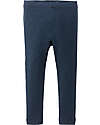People Wear Organic Leggings - Dark Blue - Organic Wool and Silk - GOTS Certification Leggings