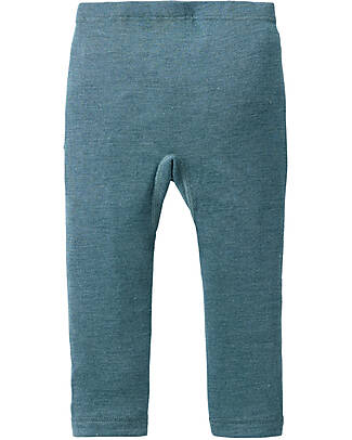 People Wear Organic Leggings - Green - Organic Wool and Silk - GOTS Certification Leggings