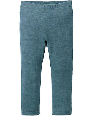 People Wear Organic Leggings - Green - Organic Wool and Silk - GOTS Certification Leggings