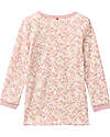 People Wear Organic Long Floral Pajamas - Pink - Cotton GOTS Pyjamas