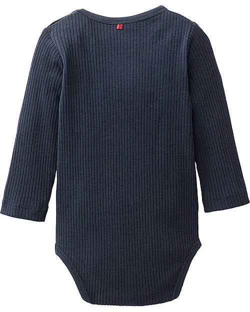 People Wear Organic Long Sleeve Body - Dark Blue - Organic Cotton - GOTS Certification Long Sleeves Bodies