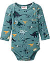 People Wear Organic Long Sleeve Body - Dinosaur Print - 100% Cotton - GOTS Certification Long Sleeves Bodies