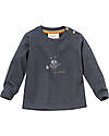 People Wear Organic Long Sleeve Shirt - Dark Blue Monster Family - Organic Cotton GOTS Long Sleeves Tops