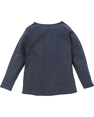 People Wear Organic Long-Sleeved Shirt - Midnight Blue Air Balloons - Organic Cotton GOTS Long Sleeves Tops