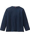 People Wear Organic Long-Sleeved T-Shirt "Dino" - Dark Blue - Organic Cotton - GOTS Certified Long Sleeves Tops