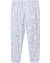 People Wear Organic Owls Long Pajamas - Indigo - GOTS Cotton Pyjamas