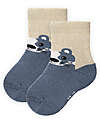 People Wear Organic Pack of 2 Socks - Blue - GOTS Certification Socks