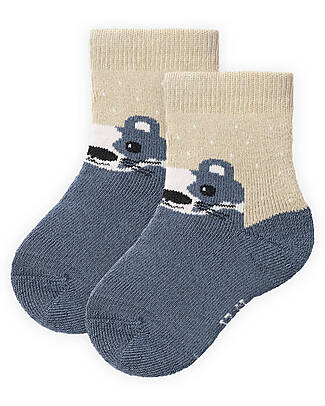 People Wear Organic Pack of 2 Socks - Blue - GOTS Certification Socks